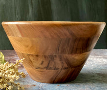 Load image into Gallery viewer, Wood Salad / Serving Bowl
