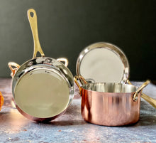 Load image into Gallery viewer, Mini Stainless Steel Copper Frying Pan
