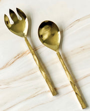 Load image into Gallery viewer, Gold Flatware Serving Set
