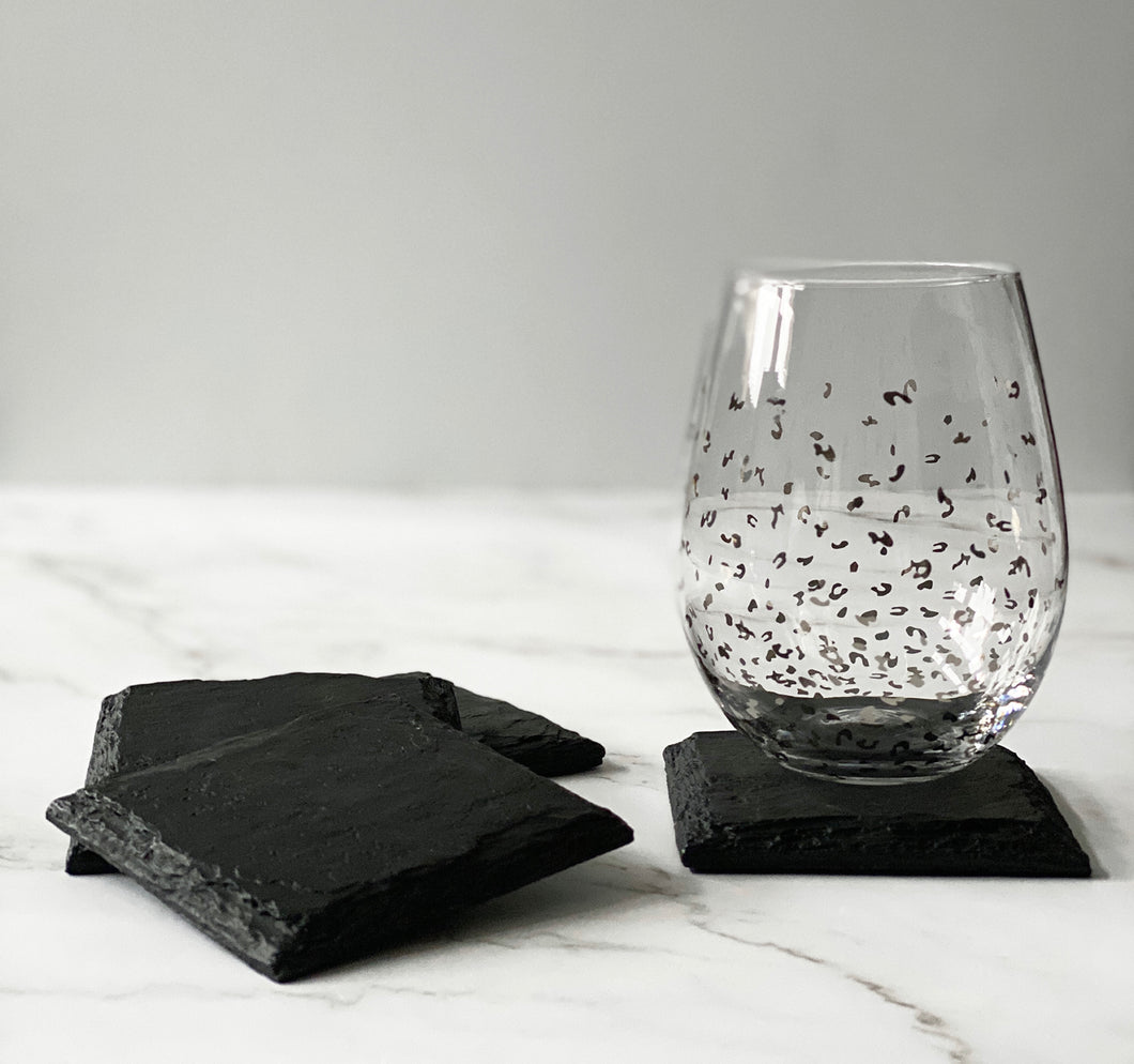 Black Slate Coaster